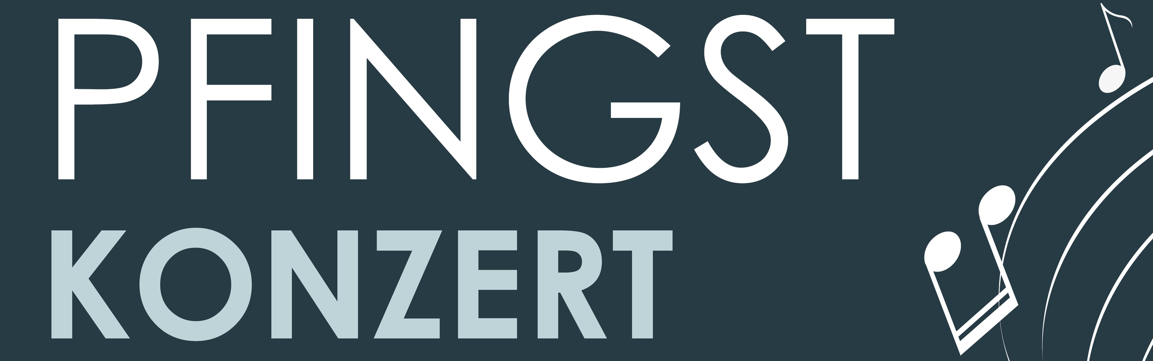 Plakat Pfingstkonzert